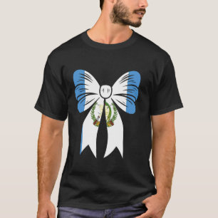 Camiseta Menina da Guatemala Coquete Laço de Fita Orgulho G