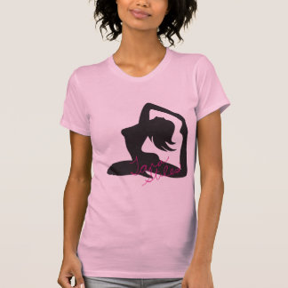 Camiseta menina da ioga de tara