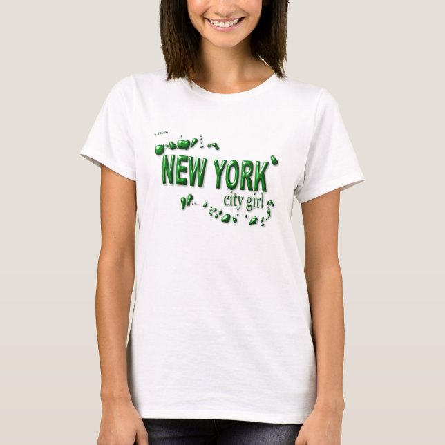 Camiseta Menina da Nova Iorque (Frente)