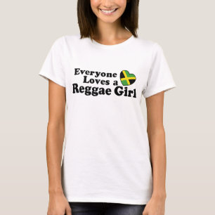 Camiseta Menina da reggae