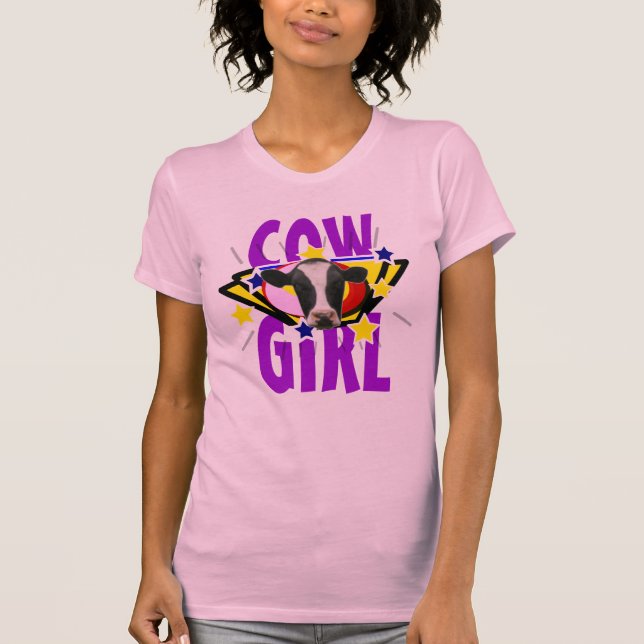 Camiseta Menina da vaca (Frente)