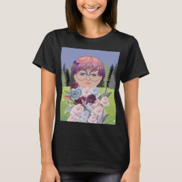 CAMISETA MENINA DAS FLORES