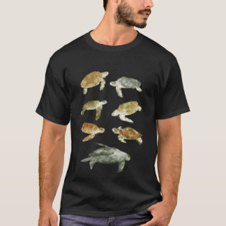 Camiseta Menina das tartarugas marinhas
