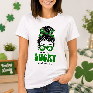 Camiseta Menina de 1º Aniversário Lucky One Coque Desarruma