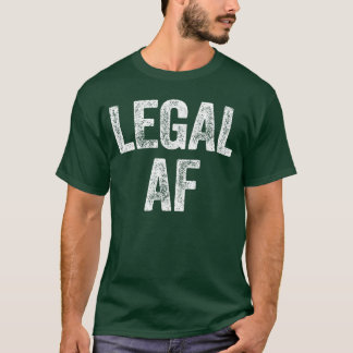 Camiseta Menina de 21 anos Legal AF