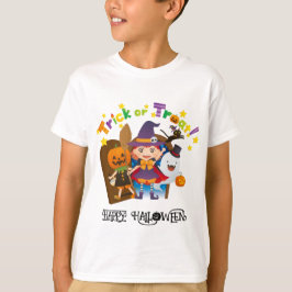 Camiseta Menina de Abóbora Cuada Engraçada do Halloween