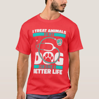 Camiseta Menina de amigos do Cachorro Veterinário