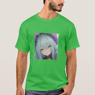 Camiseta Menina de animação bonita