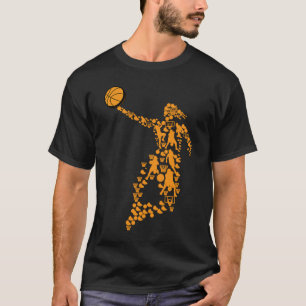 Camiseta Menina de Basquete Assinando Meninas de Boleteiro 