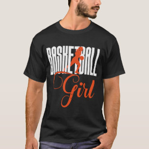 Camiseta Menina de Basquete Assinando Meninas de Boleteiro 