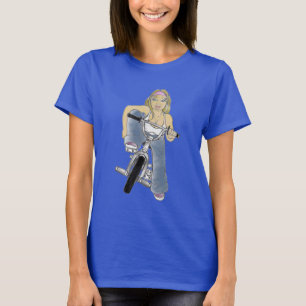 Camiseta Menina de BMX