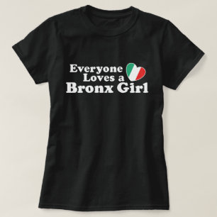 Camiseta Menina de Bronx do italiano