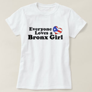 Camiseta Menina de Bronx do porto-riquenho