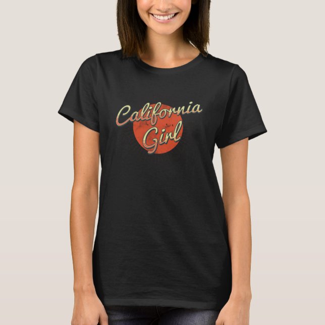Camiseta Menina de Califórnia (Frente)
