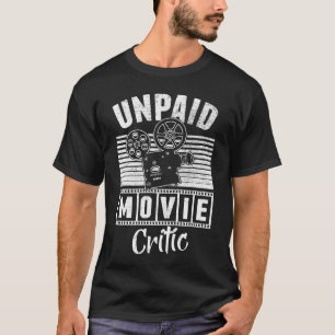 Camiseta Menina de Cinema Crítico de Cinema Engraçado Não P