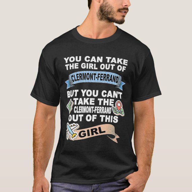 Camiseta Menina de Clermont Ferrand Relocation de Clermon (Frente)