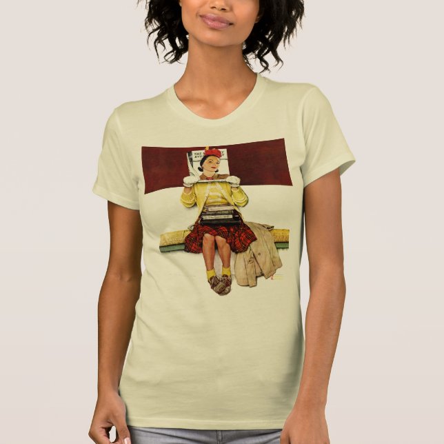 Camiseta Menina de cobrir (Frente)