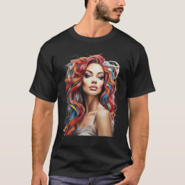 Camiseta Menina de cores