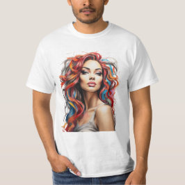 Camiseta Menina de cores