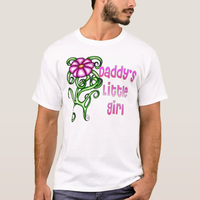 Camiseta Menina de Daddys (miúdo) (Frente)