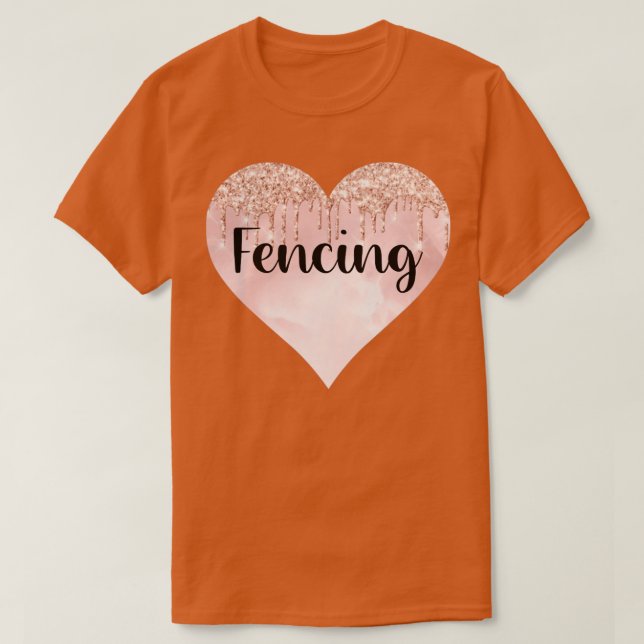 Camiseta Menina de esgrima (Frente do Design)