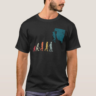 Camiseta Menina de esporte de evolução de escalada