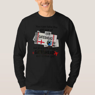 Camiseta Menina de Gateshead  Cartão de Embarque de Gateshe