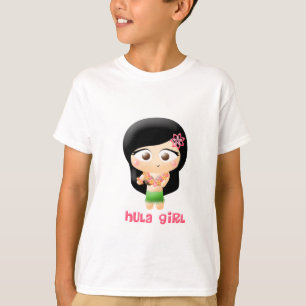 Camiseta Menina de Hula