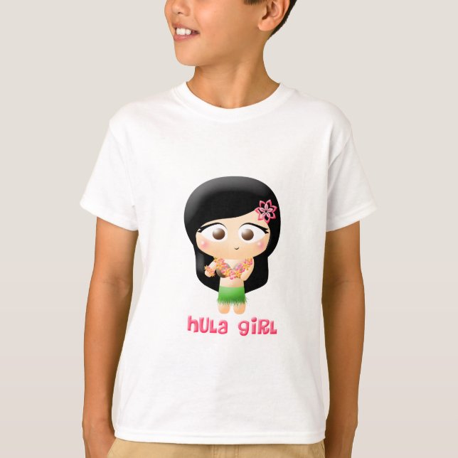 Camiseta Menina de Hula (Frente)