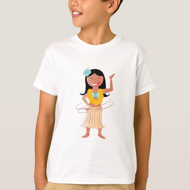 Camiseta Menina de Hula (Frente)