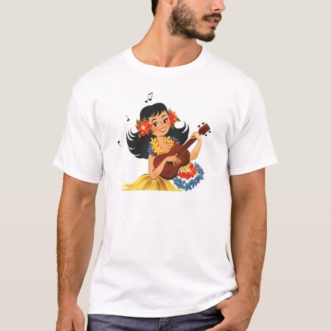 Camiseta Menina de Hula Hula (Frente)