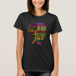 Camiseta Menina de janeiro que ela toca e reclama o beijo d