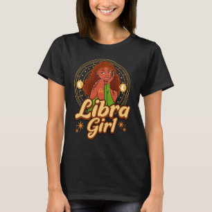 Camiseta Menina de Libra Astronomia Astrólogo Signo Zodíaco