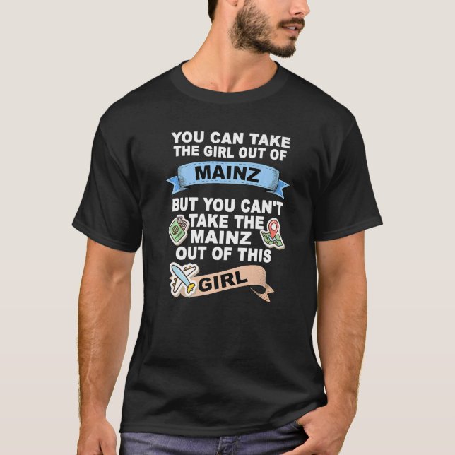 Camiseta Menina de Mainz Relocation de Mainz (Frente)