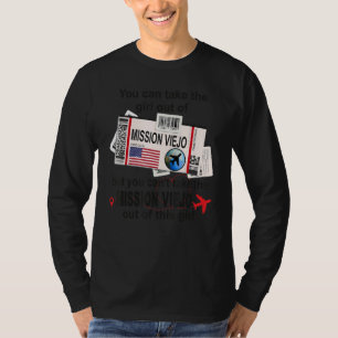 Camiseta Menina de Mission Viejo Cartão de Embarque de Mis
