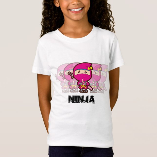 Camiseta Menina de Ninja (Frente)