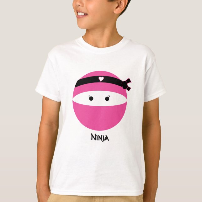 Camiseta Menina de Ninja (Frente)