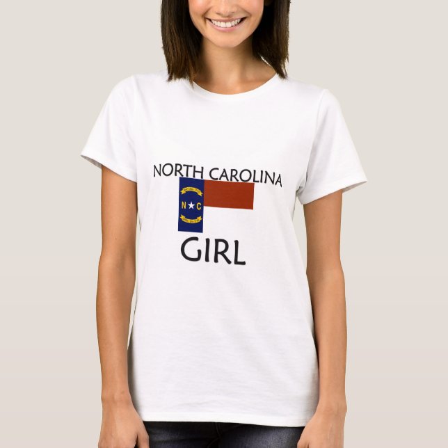 CAMISETA MENINA DE NORTH CAROLINA (Frente)