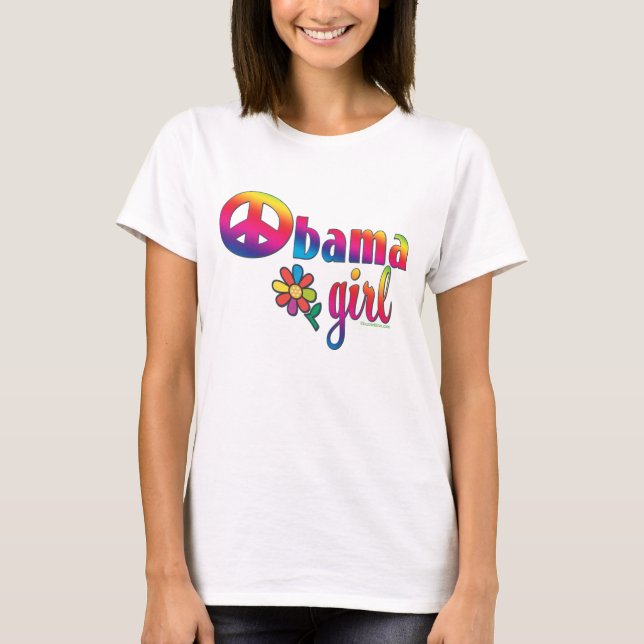 Camiseta Menina de Obama (Frente)