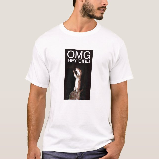 CAMISETA MENINA DE OMG HEY! (Frente)