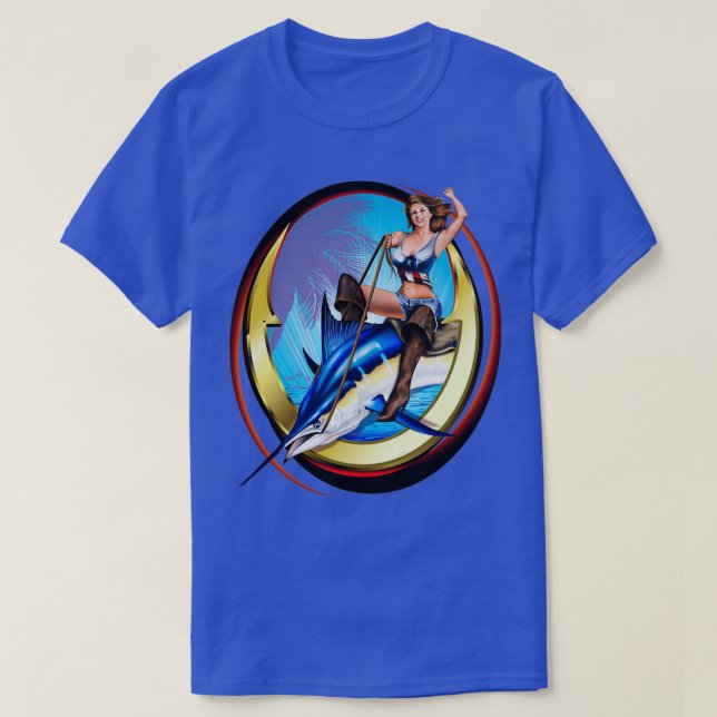 Camiseta Menina de Pin-Up (Frente do Design)