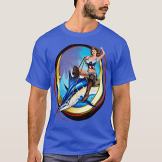 Camiseta Menina de Pin-Up