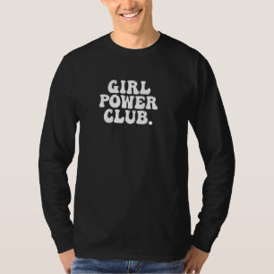 Camiseta Menina de Power Club - Bolha Fora de Corte Retro F