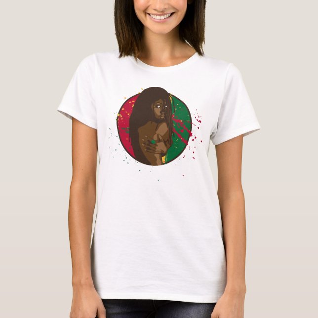 Camiseta Menina de Rasta (Frente)