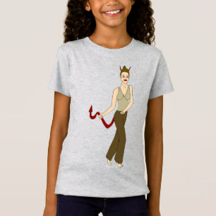 Camiseta menina diabólica