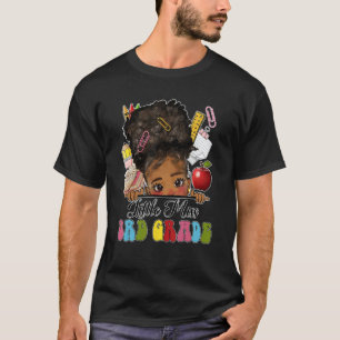 Camiseta Menina do 3º ano, Menina Mensageira De Volta Para