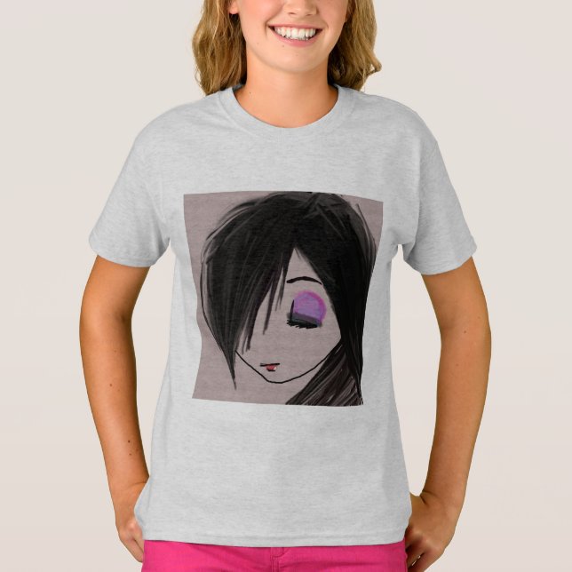 Camiseta Menina do Anima (Frente)