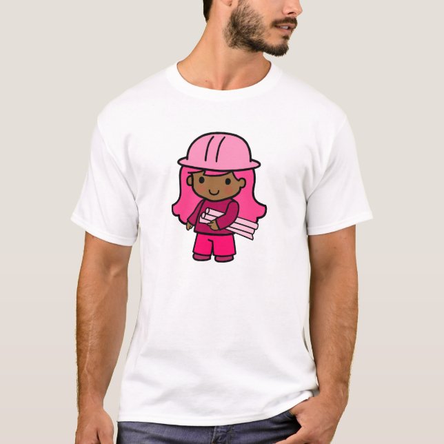 Camiseta Menina do arquiteto (Frente)