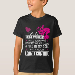 Camiseta Menina do assistente social
