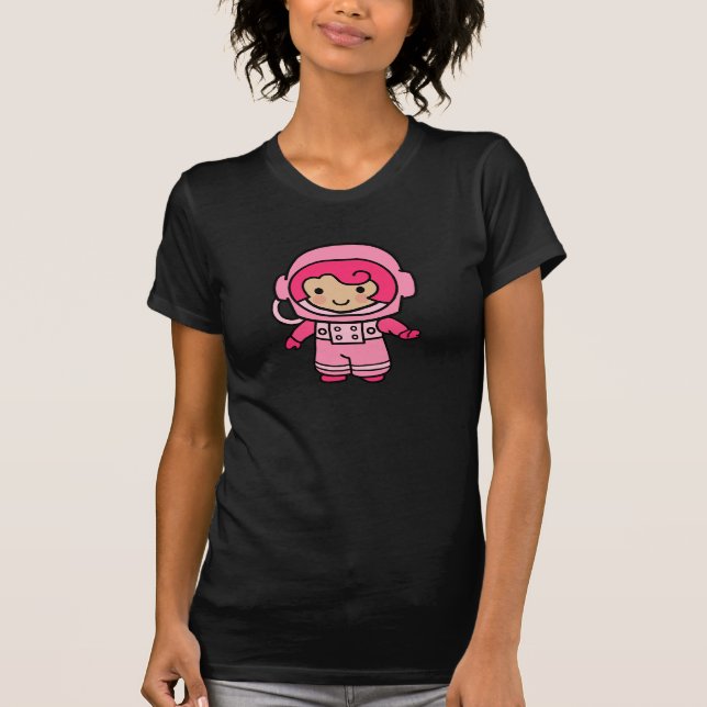 Camiseta Menina do astronauta (Frente)